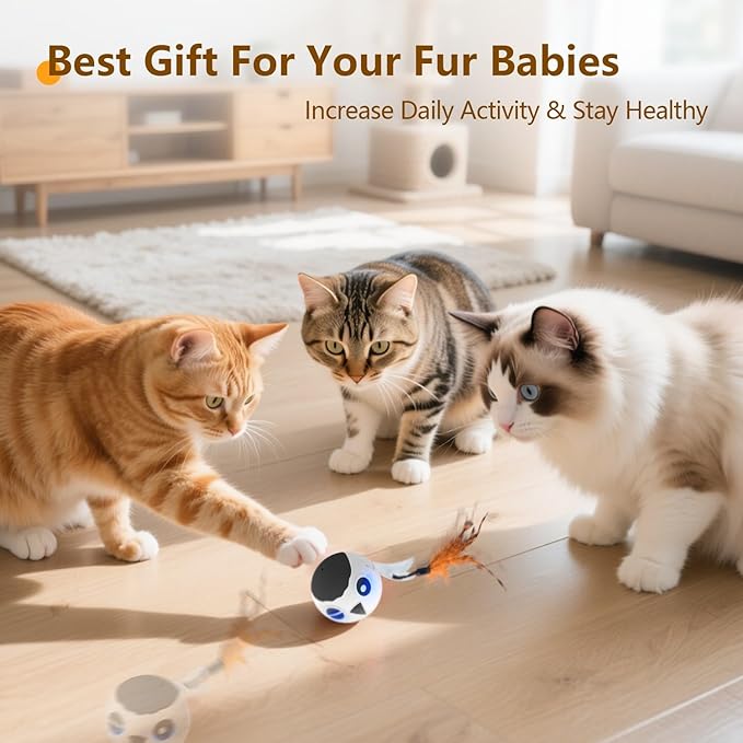 ORSDA Cat Ball Toys, Interactive Cat Toy - Image 8