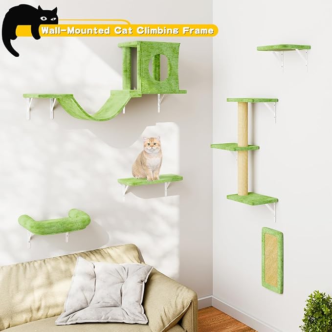 NUNU LAB Cat Wall Shelves, Indoor Cat Furniture - Image 3