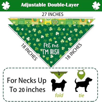 St Patricks Day Dog Bandanas - Image 5