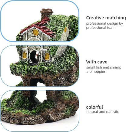 Aquarium Decor Hideaway Cave, Betta Fish Tank House Accessories - Image 6
