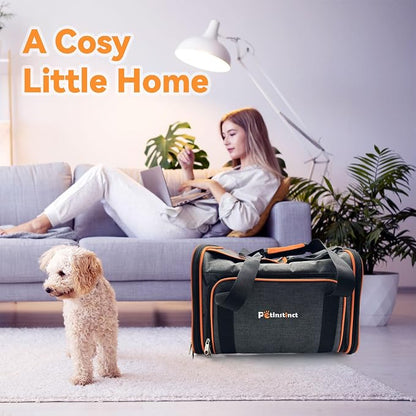 TSA Airline Approved Expandable Pet Carrier, - Image 7