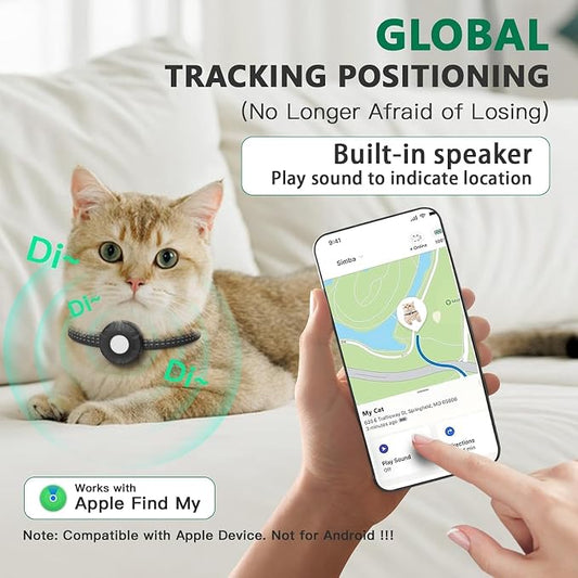 Cat Tracker Collar, No Monthly Fee Tracking Pet Collar - Image 2