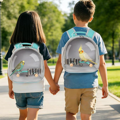 Small Bird Travel Backpack Carrier Cage, Backpack to Transport Backpack Carrier - Image 6