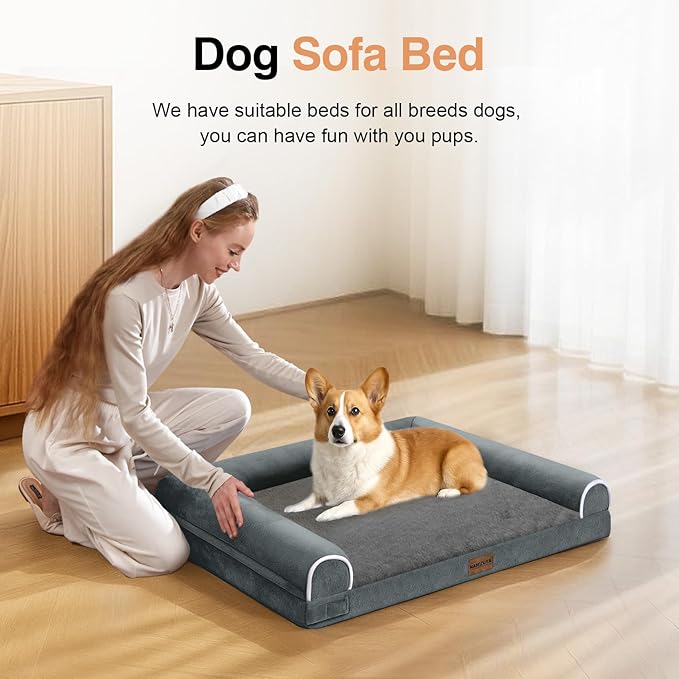 Medium Large Dog Bed Orthopedic Washable: Beds Bolster Medium Large Sized Dog - Image 3