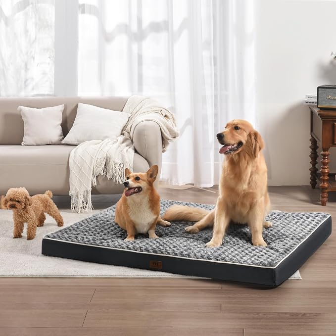 WESTERN HOME WH Large Dog Bed for Large, Medium Dogs, Orthopedic Pet Bed - Image 3