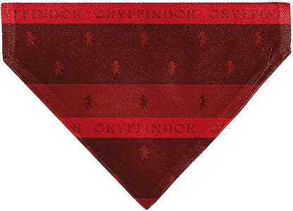 Harry Potter Pet Bandana Harry Potter Gryffindor Traits Banner and Icons Reds - Image 2