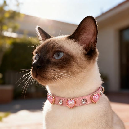 EXPAWLORER Valentine's Day Leather Cat Collar - Image 7