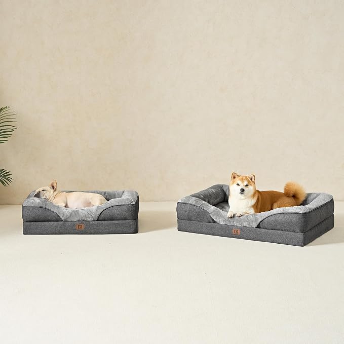 EHEYCIGA Orthopedic Dog Bed for Large Sized Dog, Waterproof Liner & Washable - Image 9