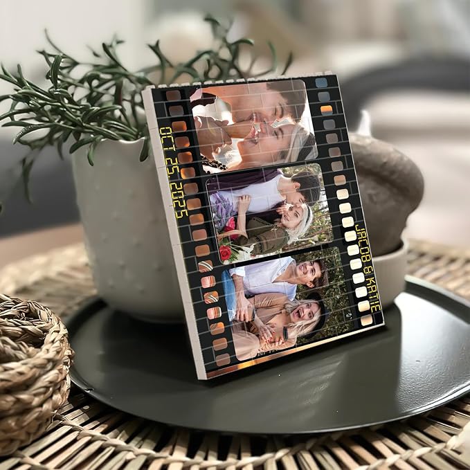 NAZENTI Personalized Couple Photo Building Blocks - Image 4