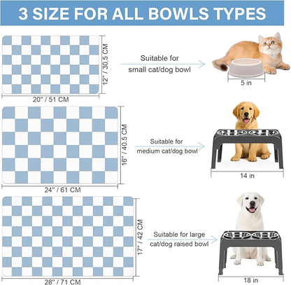 Cat Food Mat - 12"x 20" Cat Dog Mats - Image 4