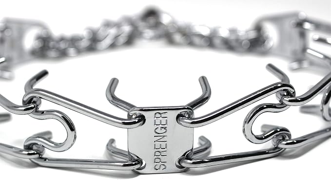Herm Sprenger Prong Dog Training Collar, 22in x 3.0mm Medium, Ultra-Plus Chrome - Image 5