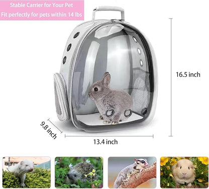 Small Pet Carrier Backpack Rabbit Carrier - Image 2