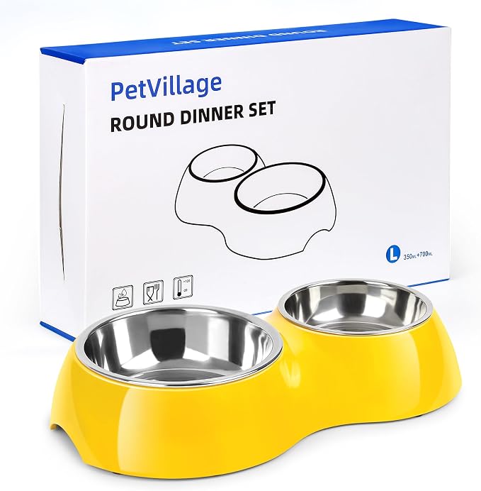 Elevated Dog Bowls Set by Petvillage