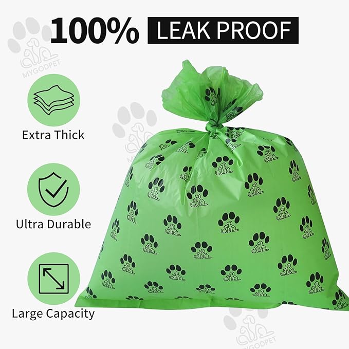 Dog Poop Bags Rolls 300 Count Biodegradable Poop Bags Refills - Image 3