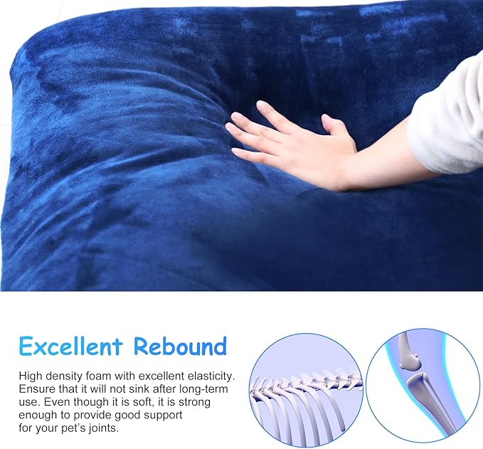 Magic Dog Super Soft Medium Dog Bed, 32 Inches Orthopedic Foam Pet Beds - Image 2