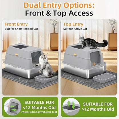 Stainless Steel Litter Box - Image 4