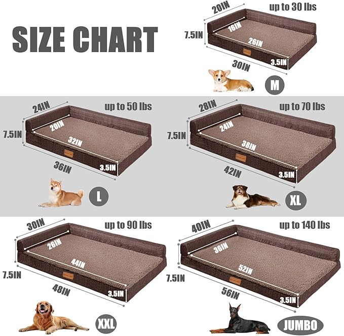Patas Lague Orthopedic Jumbo Dog Bed - Image 5