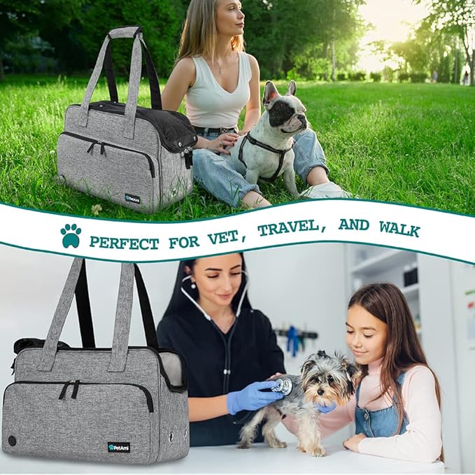 PetAmi Small Dog Purse Carrier, Soft-Sided Pet Carrier Bag - Image 6
