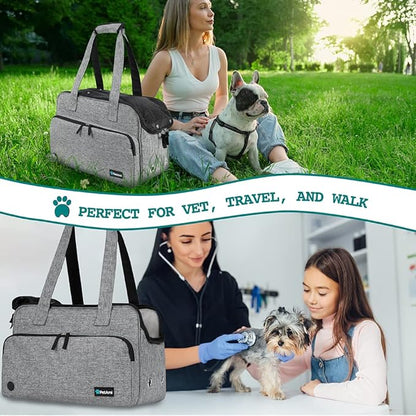 PetAmi Small Dog Purse Carrier, Soft-Sided Pet Carrier Bag - Image 6