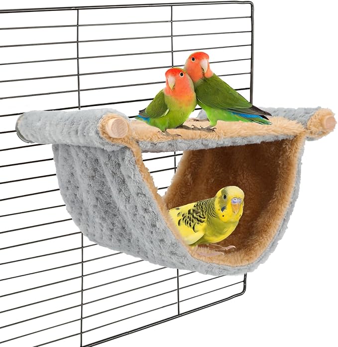 BWOGUE Winter Warm Bird Nest Bed Hanging Hammock Snuggle Hut Parrot House Tent by BWOGUEPetHome
