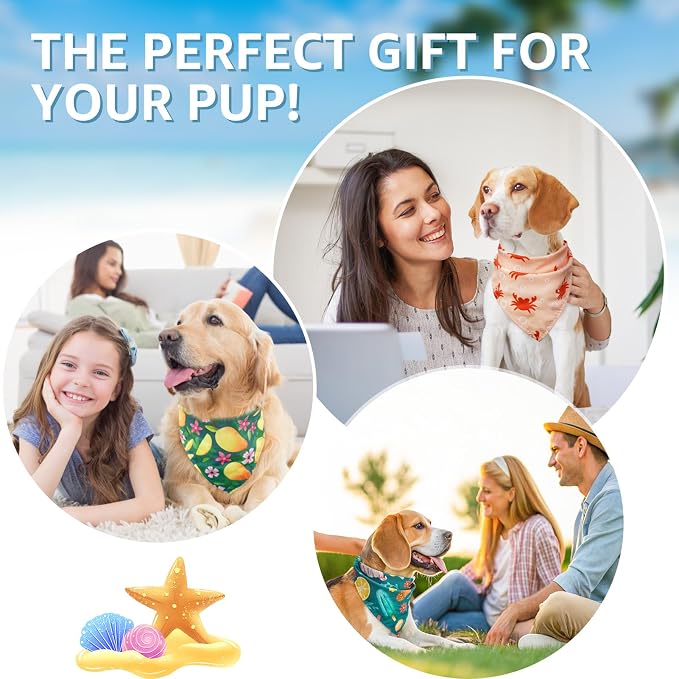 SCENEREAL 30 PCS Dog Bandanas Bulk, Summer Pet Bibs - Image 4