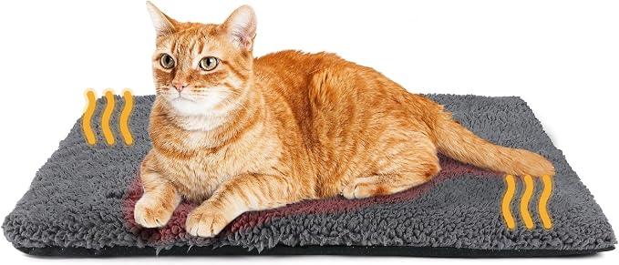 Self Warming Cat Bed Self Heating Cat Dog Mat 29.1 x 18.9 inch Extra Warm by MoraPets