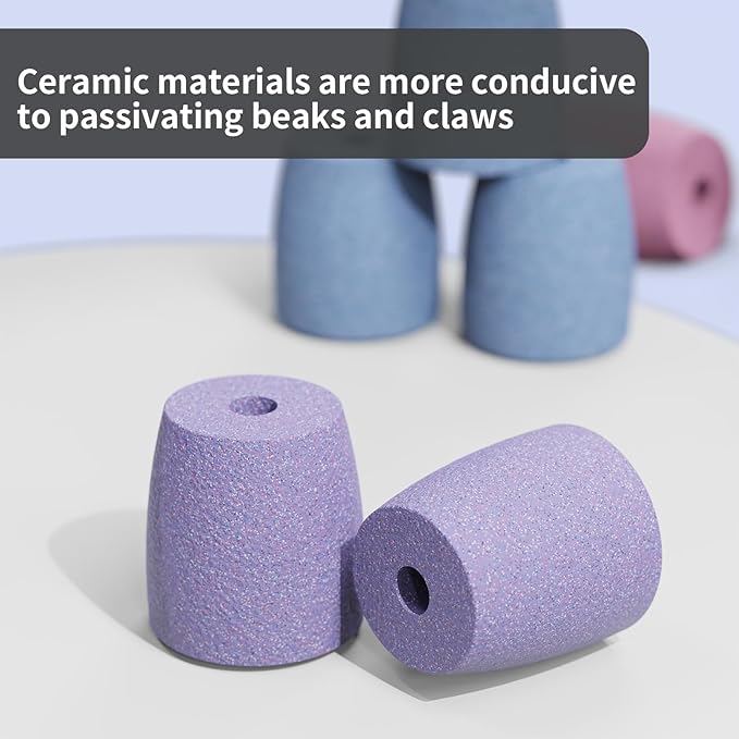 Parrot Perch Birds Nail File Perch Abrasive Surface Ceramic Paw Grinding Stick - Image 4