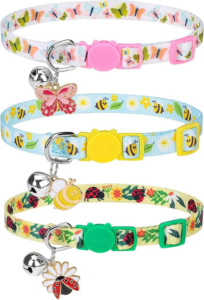 PUPTECK Spring Breakaway Cat Collars by PUPTECK