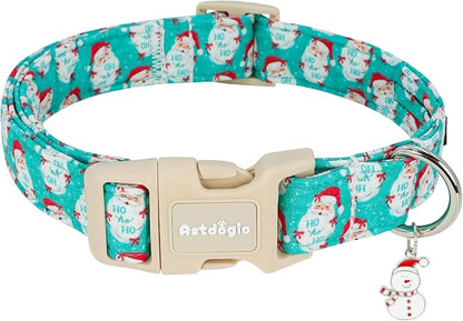 Christmas Dog Collar，Soft Cotton Dog Collars by Unknown