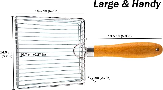 Cat Litter Scoop, Kitty Litter Scooper Metal, Deep Shovel, Wood Handle - Image 5