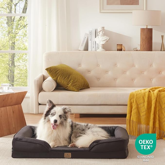 Bedfolks Orthopedic Dog Bed, Big Waterproof Dog Sofa Bed - Image 8