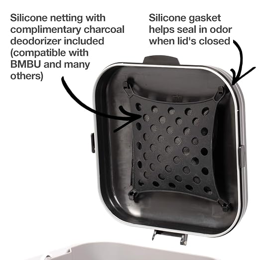 PetFusion Portable Cat Litter Disposal; Innovative Dog Poop Trash Can - Image 4