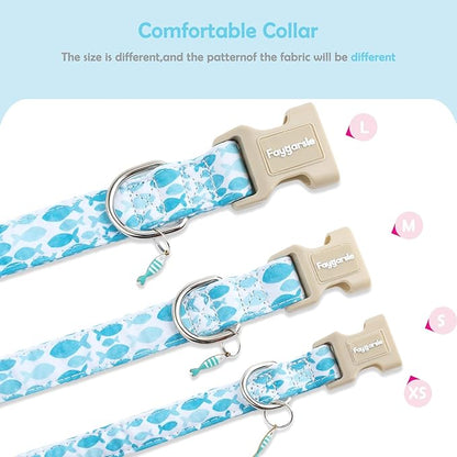 Faygarsle Fish Pattern Dog Collar, Adjustable - Image 5