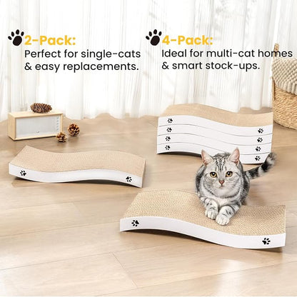 Cat Scratcher, Durable Scratch Pad, Corrugated Cardboard Scratching Board - Image 7