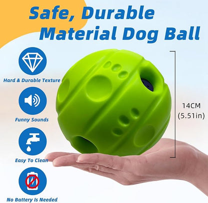 Dog Toys Ball, Interactive Dog Ball, No Paint, Gibbering Sound - Image 4