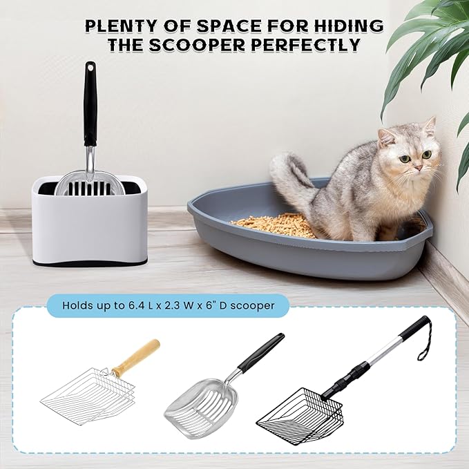 Cat Litter Scoop Holder Universal Scooper Storage Caddy - Image 2