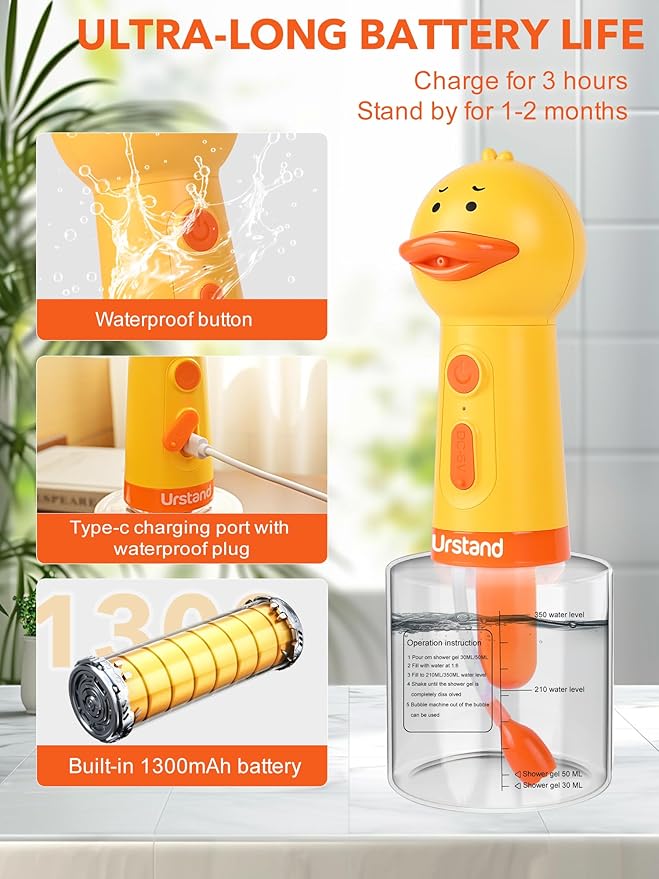 Dog Foaming Soap Dispenser, Automatic Electric Dog Shampoo Foamer Sprayer - Image 3