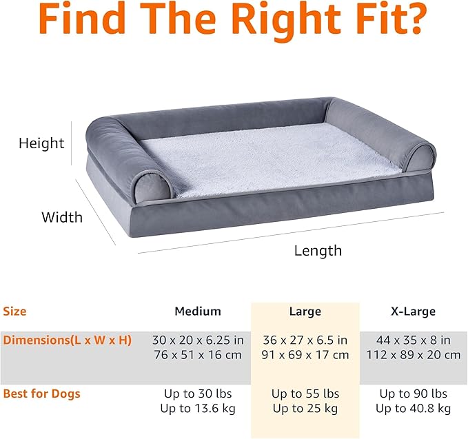 Amazon Basics Living Room Couch Dog Bed - Image 6