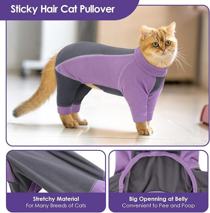 SUNFURA Hair Sticky Cat Clothes, Cat Sweater - Image 3