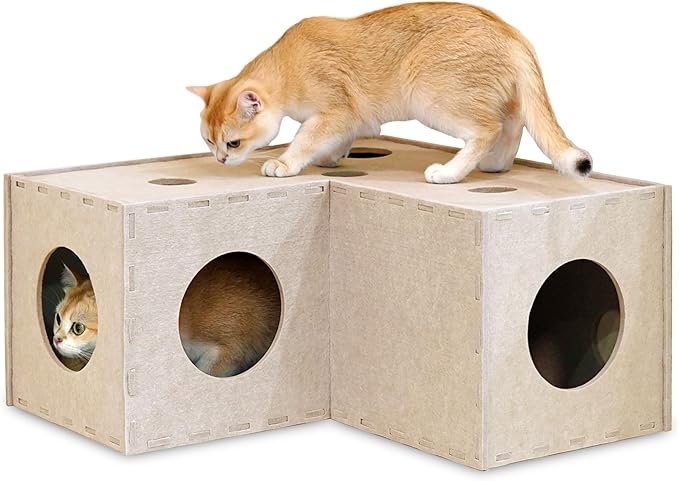PETKARAY Cat Tunnel, Original Cat Hideaway Cave by PETKARAY