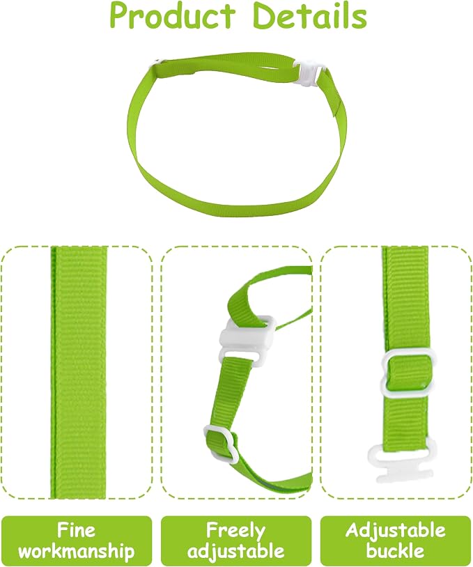 PET SHOW 100 Pack Dog Bow Tie Straps DIY Extension Strap - Image 4