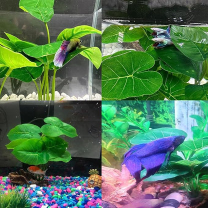 Smoothedo-Pets Fish Tank Decor Aquarium Decorations Ornaments Betta Leaf pad - Image 7