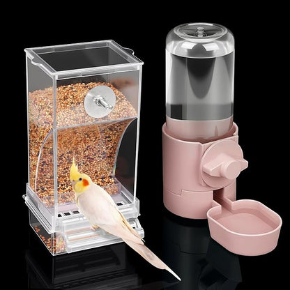 No Mess Bird Feeder Water Dispenser Set, Bird Feeder by lemtrflo