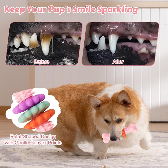Puppy Chew Toys for Teething, Durable Dog Chew Toy for Aggressive Chewers - Image 4
