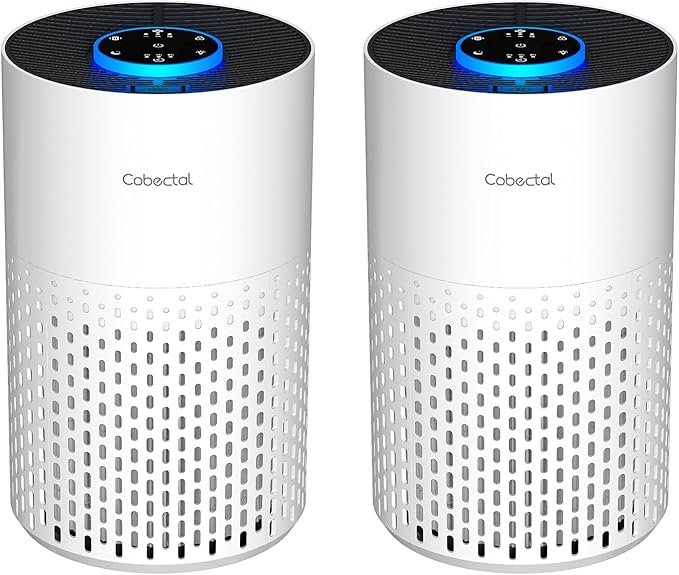2 Pack Air Purifiers for Bedroom Home, Cobectal Air Cleaner by cobectalsupplier