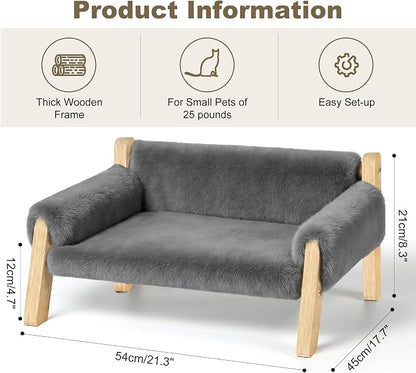 Elevated Cat Couch Bed for Indoor Cats - Image 2