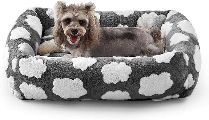 JOEJOY Small Dog Bed for Small Dogs, Rectangle Washable Orthopedic Dog Bed by JOEJOY