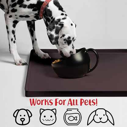 DogBuddy Dog Food Mat – Waterproof Dog Bowl Mat - Image 4