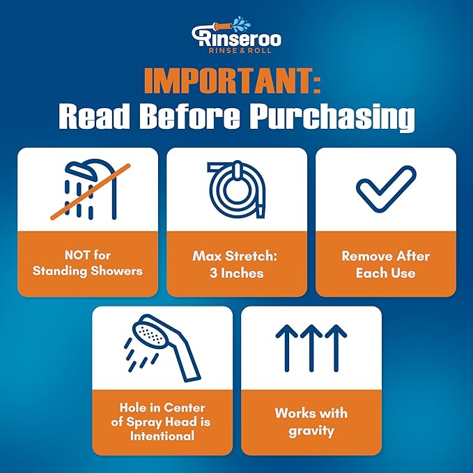 Rinseroo Slip-On Bathtub Faucet Sprayer Attachment. Ultra-Flex Dog Shower - Image 5