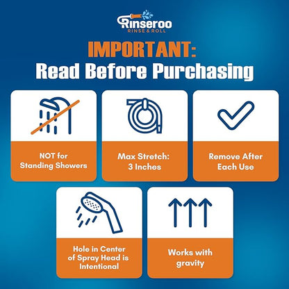 Rinseroo: Slip-On Tub Hose – As Seen on Shark Tank – 5ft Flex Bathtub Faucet - Image 3